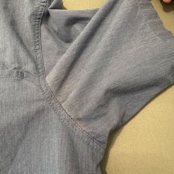 Columbia Grey Button Up Shirt Solid Print Mens Size Large Outdoors - Picture 3 of 11